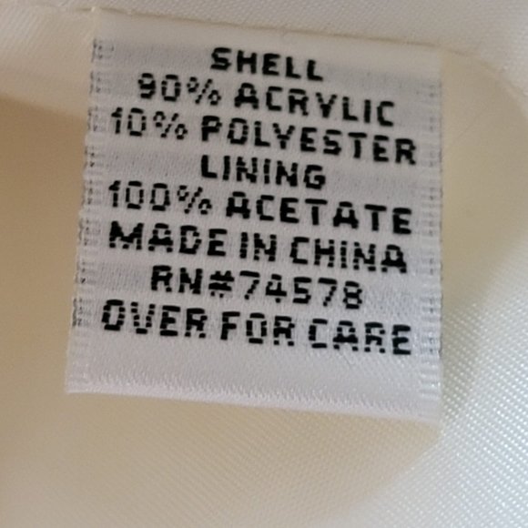 Cache Cream Suit w Flared Skirt & Crystal buttons - Picture 7 of 11